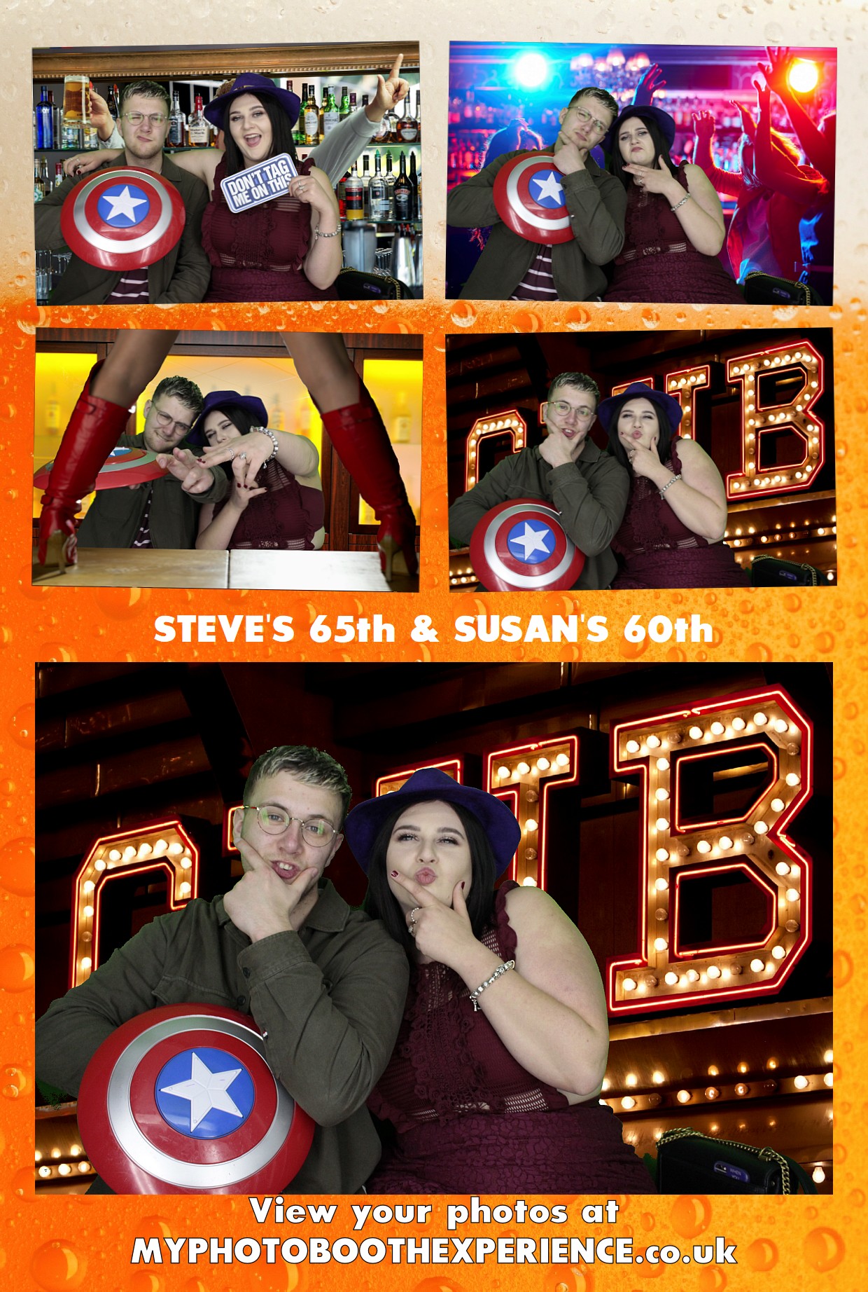 Steve's 65th & Susan 60th Birthday | View more photos from the event at gallery.myphotoboothexperience.co.uk/u/MyPhotoBoothExperienceLtd/Steves-65th-Susan-60th-Birthday